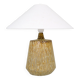 Mid-century ceramic table lamp in earth tones by Gunnar Nylund, Rörstrand, Sweden.