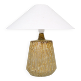Mid-century ceramic table lamp in earth tones by Gunnar Nylund, Rörstrand, Sweden.