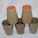 Set of 5 Cermer sandstone glasses