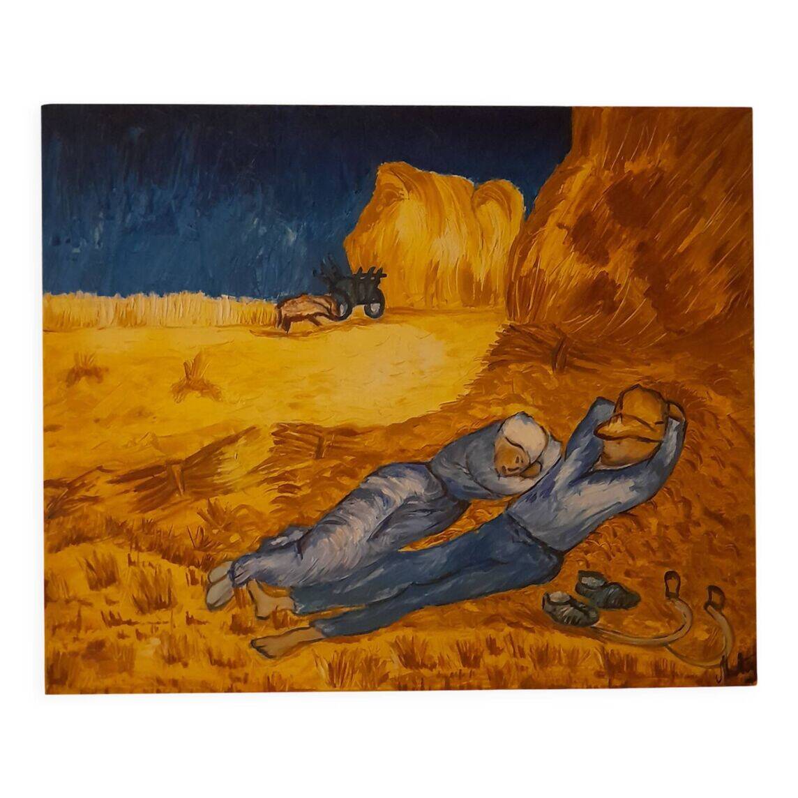 Handmade oil painting