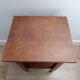 Small vintage wooden side table / pedestal table