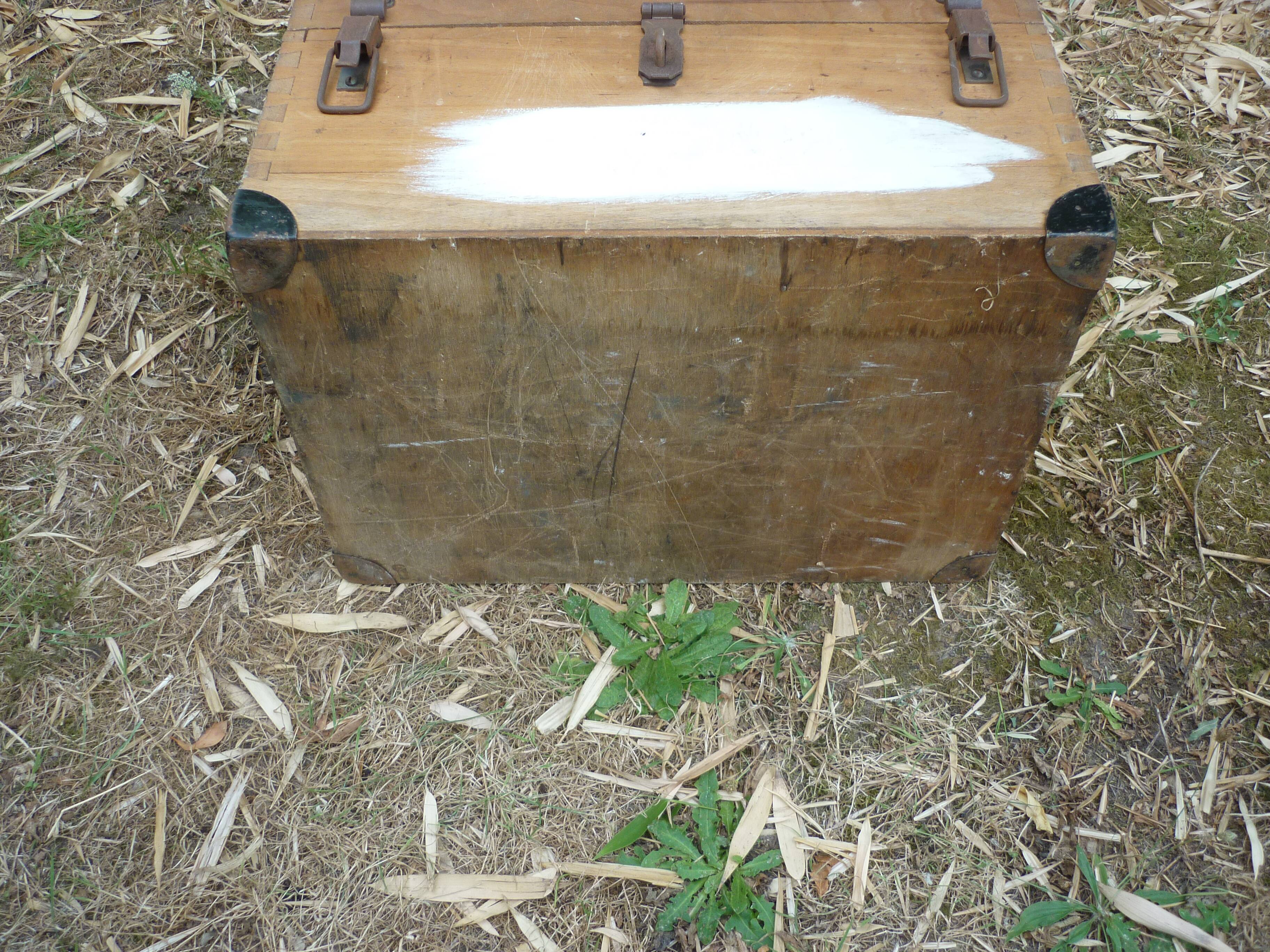 Telecoms wooden storage crate