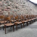 Série de 30 Chaises bistrot empillable