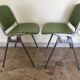 Chairs (4) Anonima Castelli - Giancarlo Piretti - DSC106 - Metal, Eco-leather