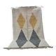 Handmade wool Berber rug 250x150 cm