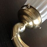 Copper and glass paste art deco