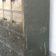 Antique metal cabinet - 18 lockers