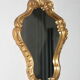 Miroir bois doré vintage - 46x30cm