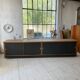 Two-sided counter sliding doors oak XXL 4m enfilade