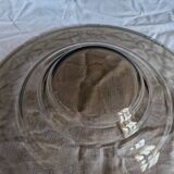 Large bowl/plate/centrepiece smoked glass art-deco