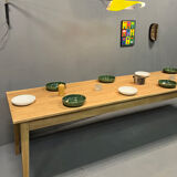 Farmhouse table with spindle legs (300 cm x 90 cm)