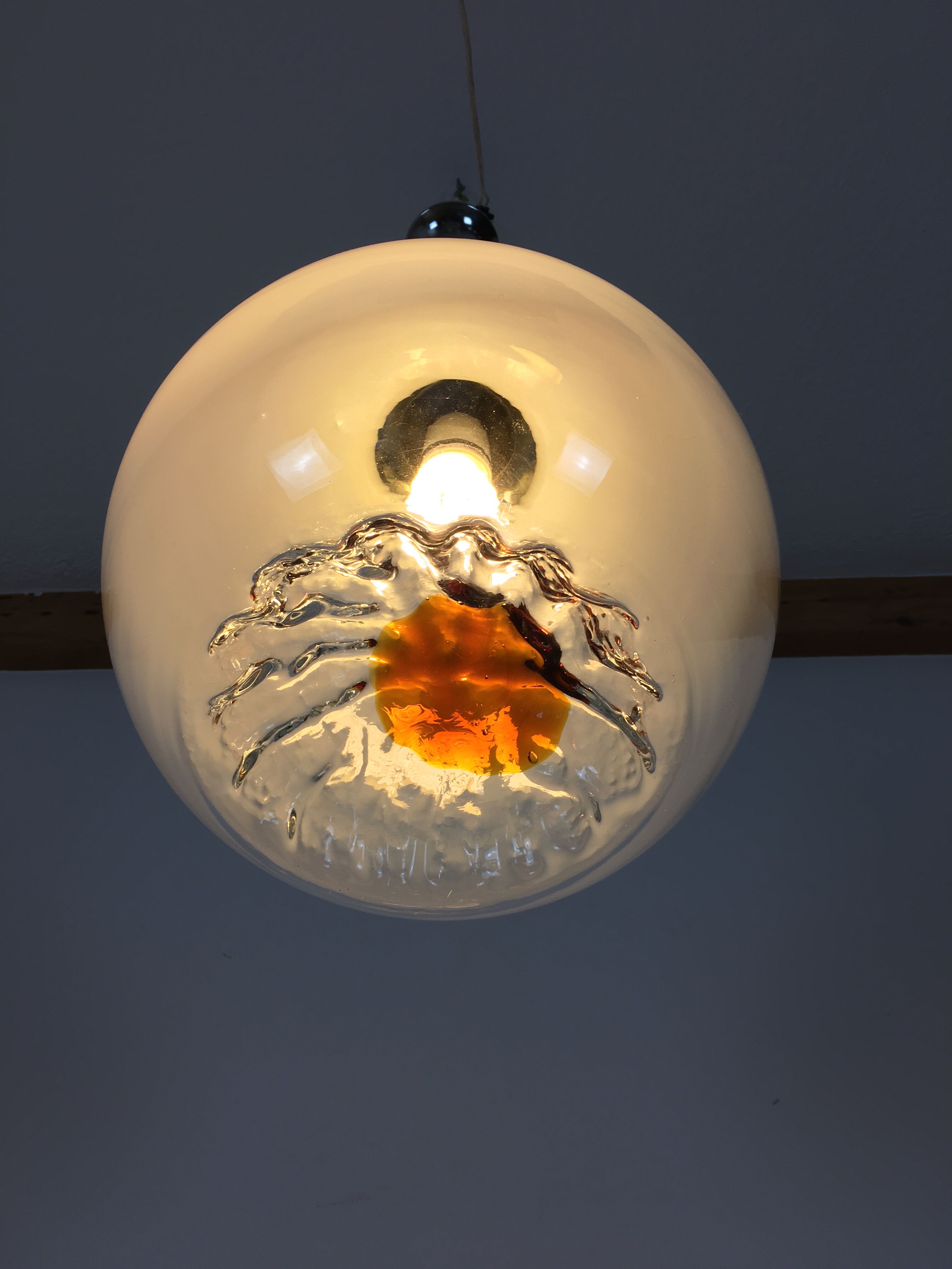 Mazzega Hanging lamp Murano glass