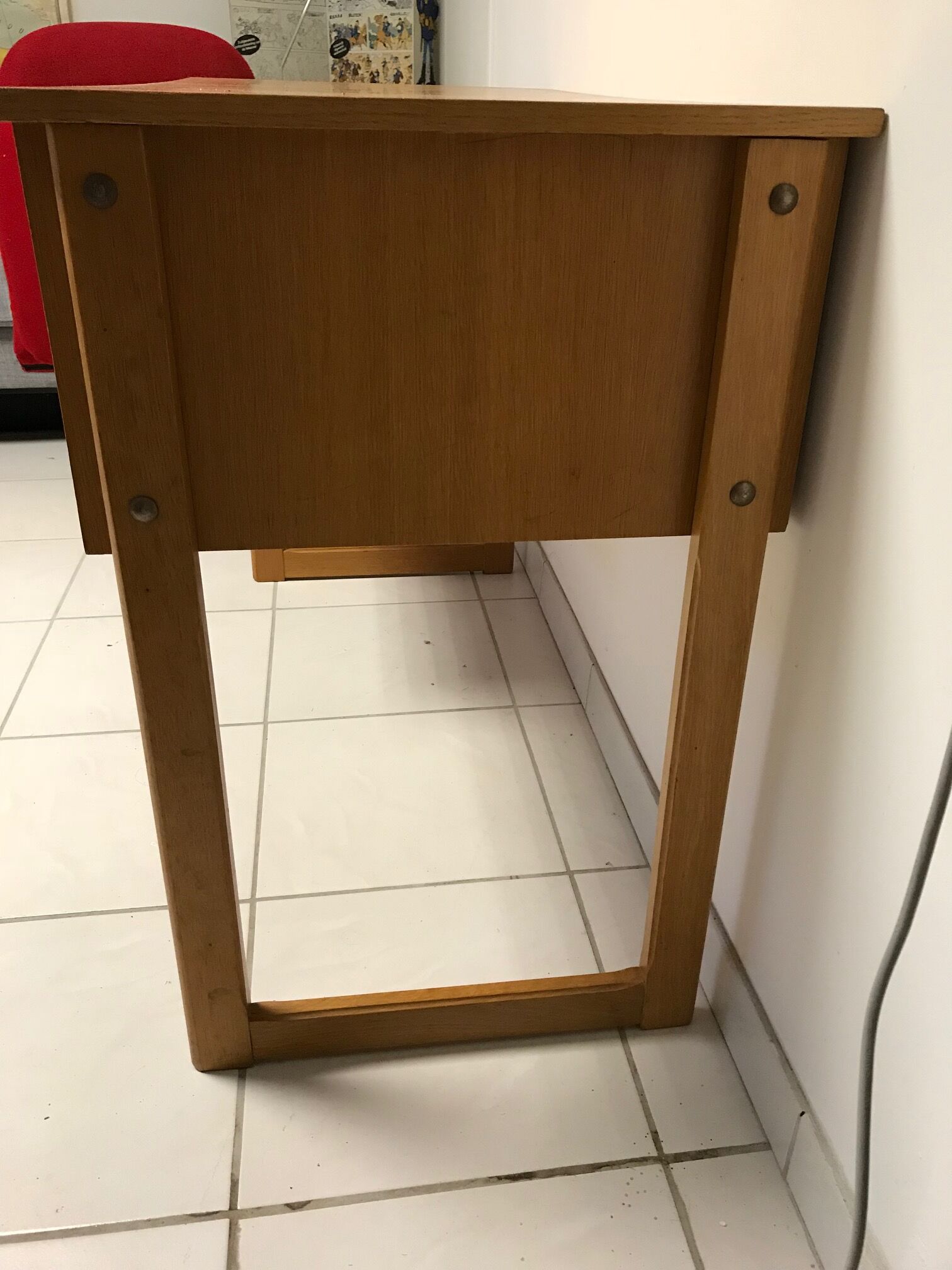 Scandinavian style wooden desk