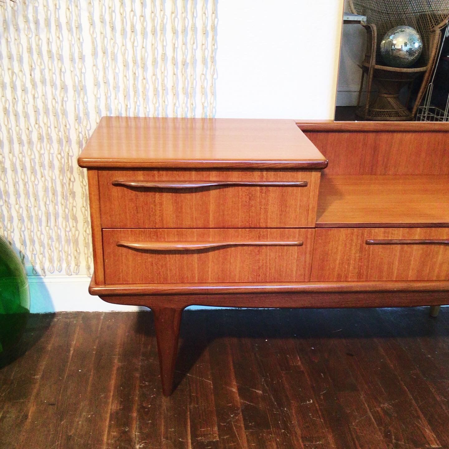 Scandinavian teak dressing table