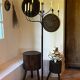 Pair of stools, old tree trunks, popular French work from the 19th century.