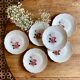 Set of 6 vintage flat plates L'Amandinoise