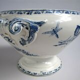Soupière carmen in earthenware of sarreguemines
