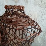 Decorative wicker seamstress bust