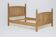 Double bed in solid oak