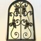 Art Nouveau wrought iron mirror