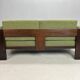 Tobia Scarpa new Green Boucle "Bastiano" 2-Seater Sofa for Knoll, 1960s