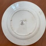 Lots de 3 assiettes parlante en faience « Tableaux rustiques »