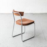 Set of 4 'B257' dining chairs by Emile Guillot, 1920s