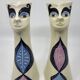 Pair of anthropomorphic vases Gabrielle Mackiewicz French 1970