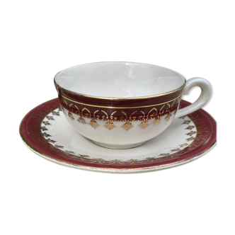 Porcelain cup of Sarreguemines