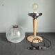 Large vintage Murano glass table lamp