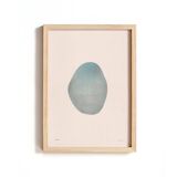 Abstract painting on paper B329 signed Eawy