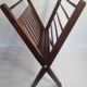 Folding teak magazine holder by Cees Braakman