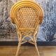 Vintage rattan armchair