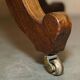 Victorian captain's chair in leather restored by Cornelius V Smith.
