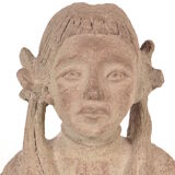 1960s Stone bust, Signed V.M.