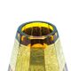 Art Deco vase, honey glass, oroplastic, Czechoslovakia, 1930s