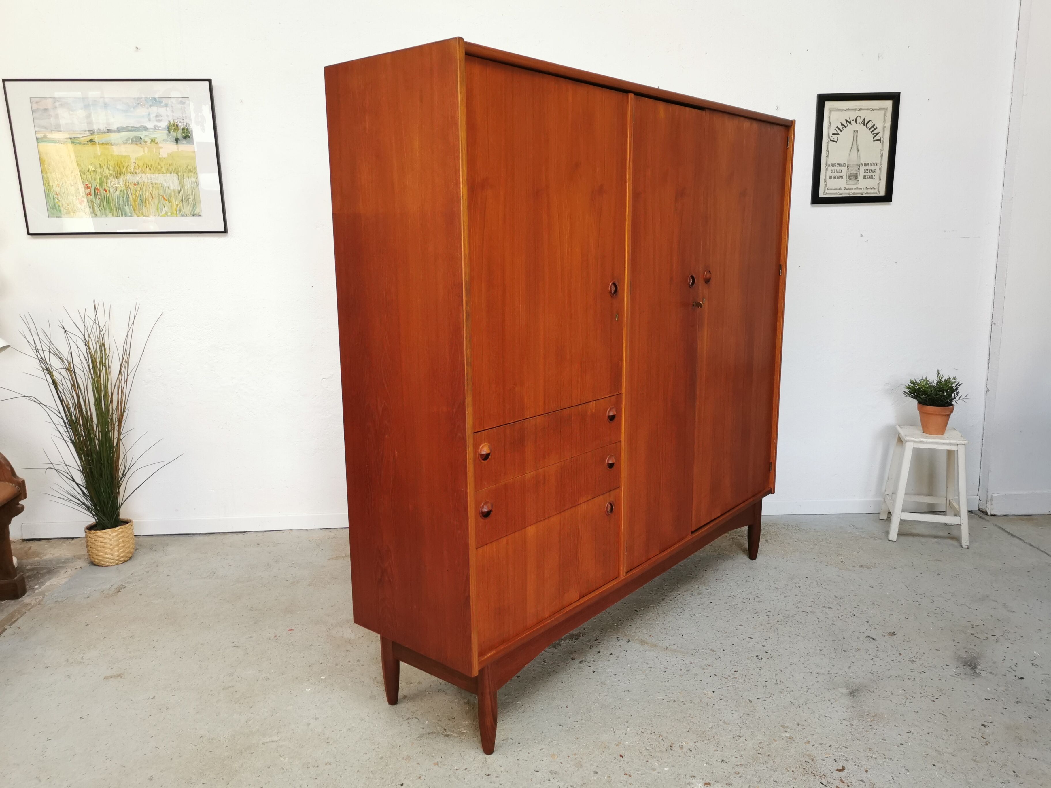 Teak cabinet design Tricoire & Vecchione