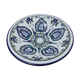 Plat marrakech en terre cuite céramisé diamètre 37cm