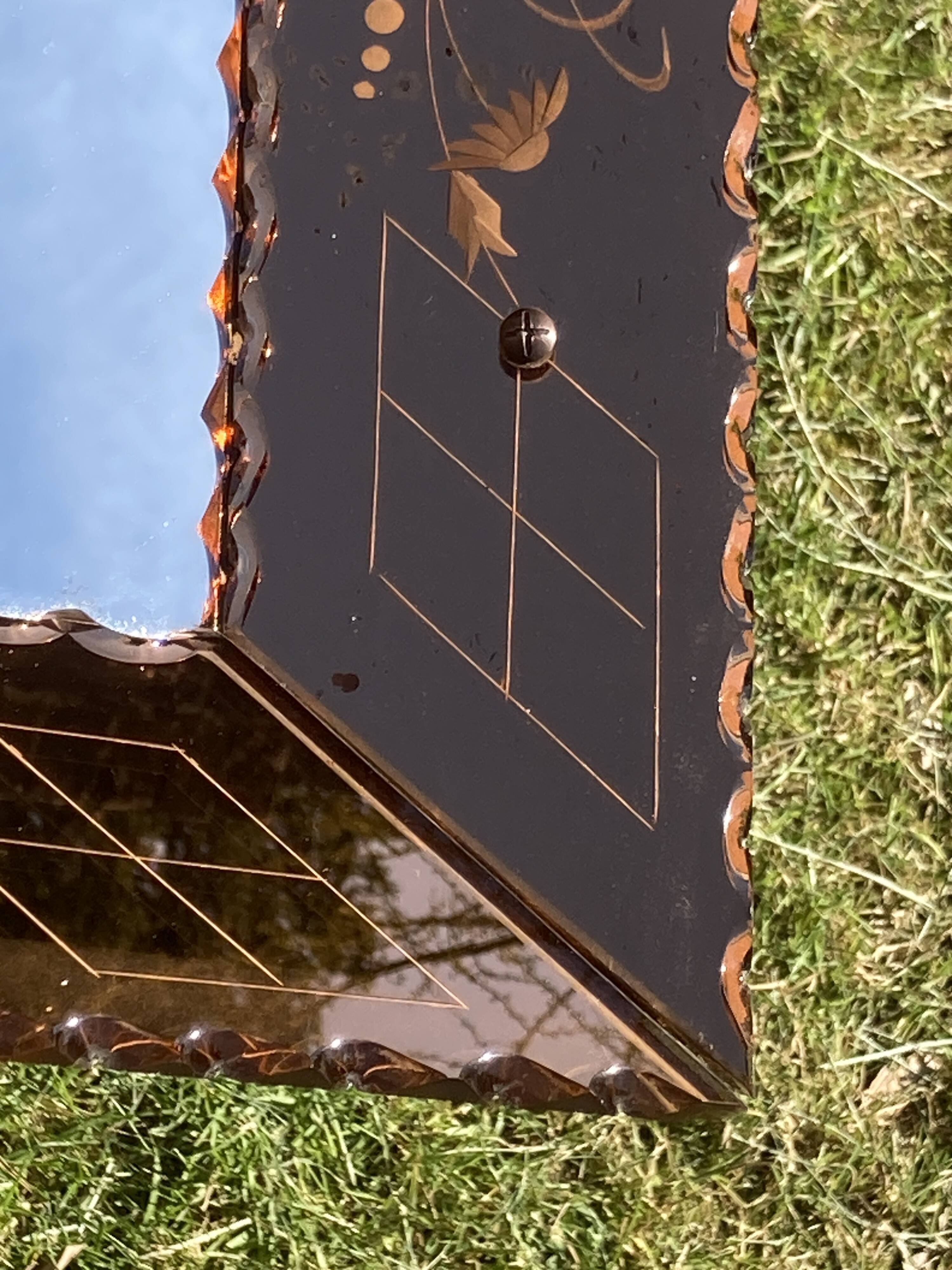 Miroir fumé à parcloses