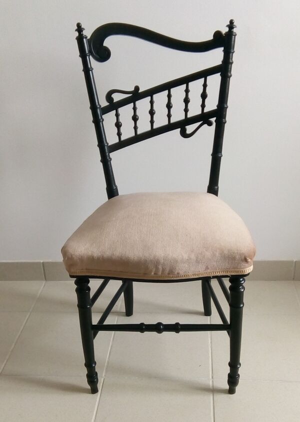 Chaise de musicien 19 eme  musique