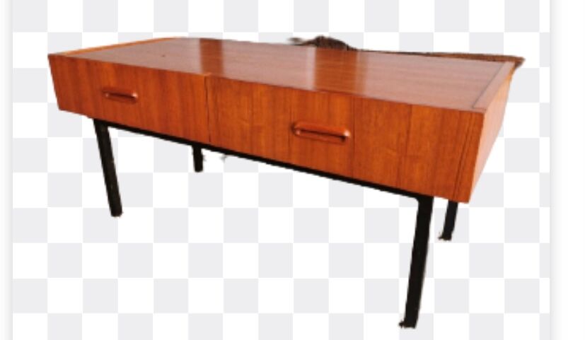 Wooden and metal console table