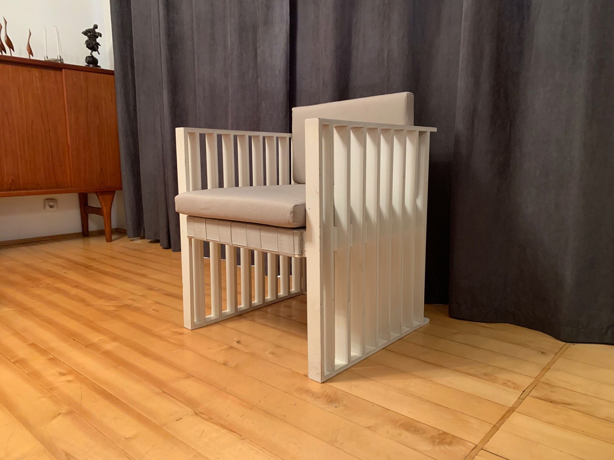 Cube armchair, 1980s.