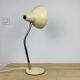 Lampe de bureau en métal beige, années 60