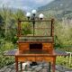 19th century flamed mahogany stepped desk