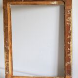 Old gilded wooden frame