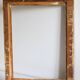 Old gilded wooden frame