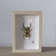 Tableau insecte brodé à la main (pièce unique)