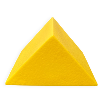 Postmodern Yellow Prism Shape Floor or Table Lamp from Heico, 1980s