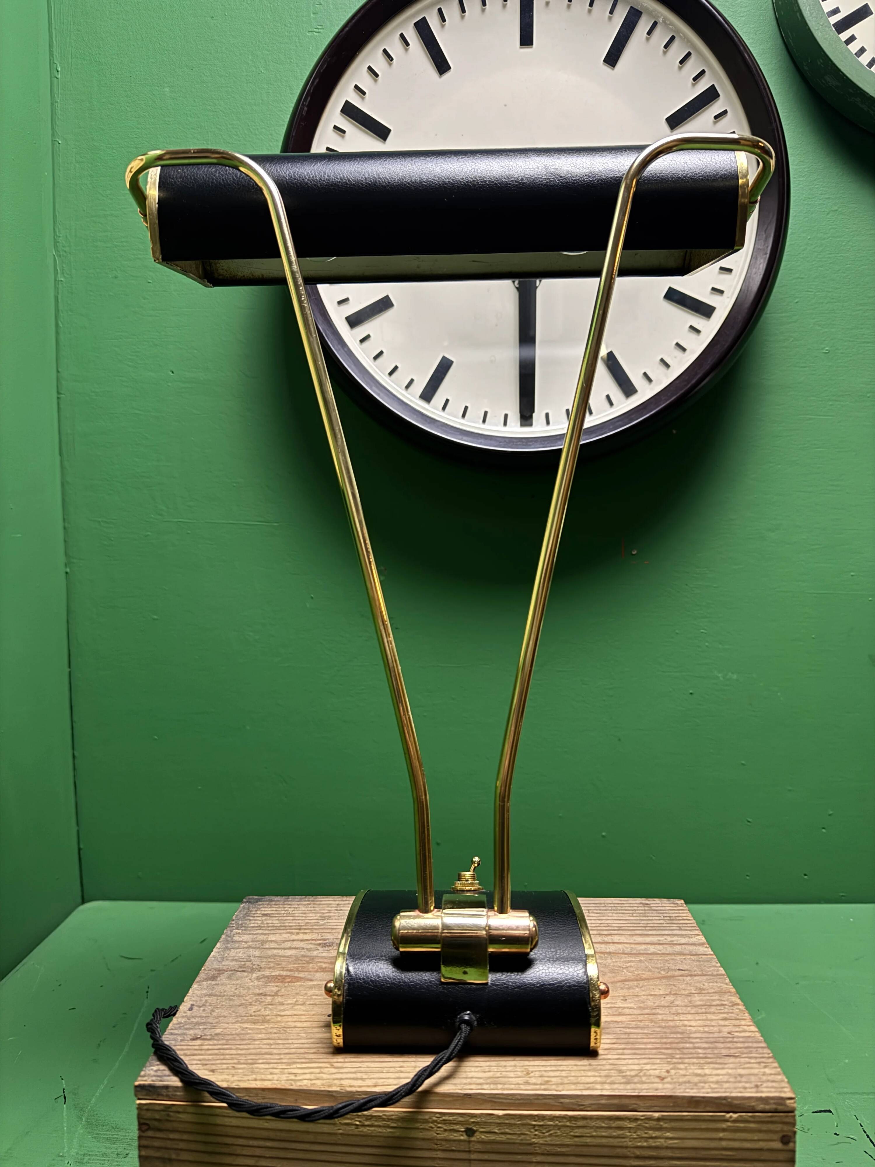 Original 1940s desk lamp by Eileen Gray for Jumo