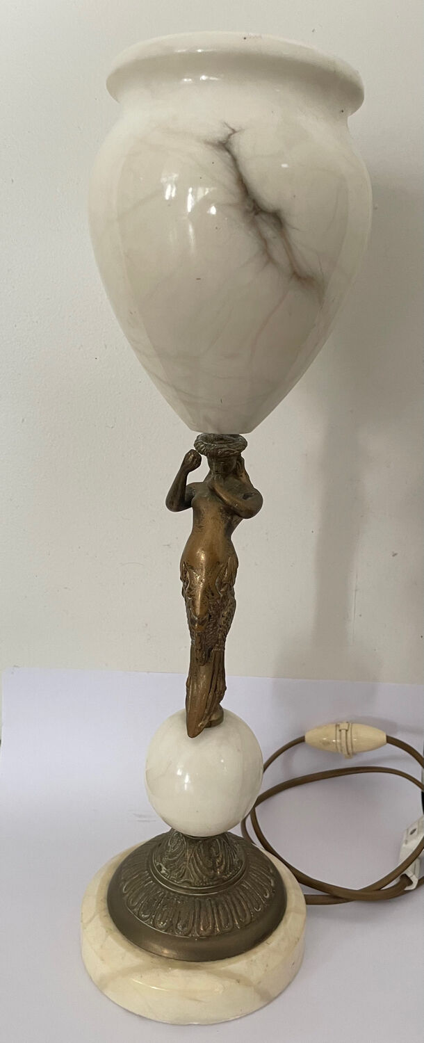 Lampe à la sirène XXe